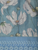 Blue Floral Designed Semi Tussar Saree - Diadem