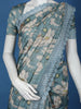 Blue Floral Designed Semi Tussar Saree - Diadem
