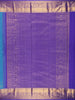 Blue Floral Woven Pure Kanchipuram Silk Saree - Diadem