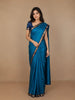 Blue Geometric Woven Pure Kanchipuram Silk Saree