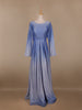 Ombre Effect Shimmer Solid Party Wear Gown - Diadem