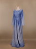 Ombre Effect Shimmer Solid Party Wear Gown - Diadem