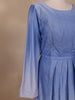 Ombre Effect Shimmer Solid Party Wear Gown - Diadem