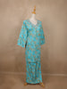 Blue Paisley Designed Cotton Salwar Suit - Diadem