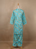 Blue Paisley Designed Cotton Salwar Suit - Diadem