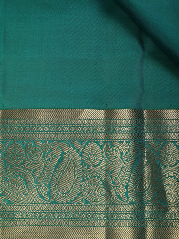 Blue Paisley Woven Silk saree - Diadem