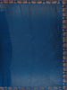 Blue Stone Embellishment Chiffon Saree - Diadem