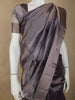 Blue Stripes Designed Organza Designer Saree