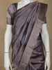 Blue Stripes Designed Organza Designer Saree