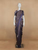 Blue Stripes Designed Organza Designer Saree
