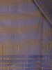 Blue Stripes Designed Organza Designer Saree