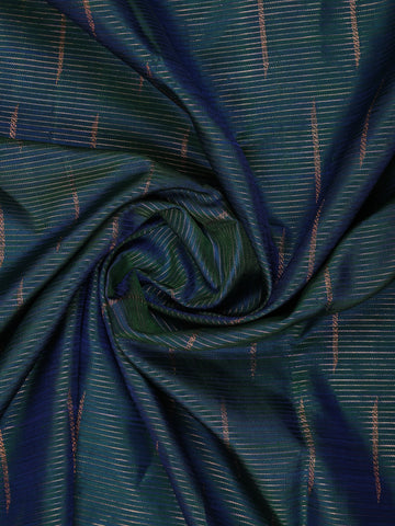 Blue Vaira oosi Woven Pure Kanchipuram Silk Saree - Diadem