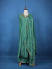 Blue  Zardosi Worked Semi Silk Salwar Suit