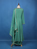 Blue  Zardosi Worked Semi Silk Salwar Suit