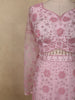Blush Pastel Pink Floral Beads Embellished Design Net Lehenga With Net Dupatta