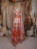 Blush Peach Floral Printed and Stone Embellished Design Tussar Silk Fancy Lehenga with Matching Dupatta