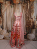 Blush Peach Floral Printed and Stone Embellished Design Tussar Silk Fancy Lehenga with Matching Dupatta