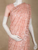 Blush Peach Heavy Sequins Embroidered Design Chiffon Designer Saree