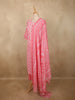Blush Pink  Butta Printed Design Cotton Straight Cut Salwar Suit with Dupatta