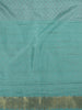 Blush Pink Chevron Zigzag Woven Design Pure Tussar Saree with Contrast Zari Border
