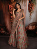 Onion Pink Floral Embroidered Design Crepe Lehenga with Designer Dupatta