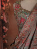 Onion Pink Floral Embroidered Design Crepe Lehenga with Designer Dupatta