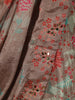Onion Pink Floral Embroidered Design Crepe Lehenga with Designer Dupatta