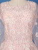 Blush Pink Floral Embroidered Design Net Gown