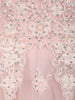 Blush Pink Floral Embroidered Design Net Gown