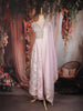 Blush Pink Floral Embroidered Tissue Silk Palazzo Suit with Dupatta