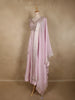 Blush Pink Floral Embroidered Tissue Silk Palazzo Suit with Dupatta