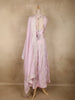 Blush Pink Floral Embroidered Tissue Silk Palazzo Suit with Dupatta