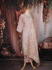 Blush Pink Floral Embroidered Tissue Silk Salwar Suit with Zari Work Dupatta