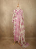 Blush Pink Floral Printed Design Cotton Salwar Suit with Dupatta