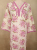 Blush Pink Floral Printed Design Cotton Salwar Suit with Dupatta