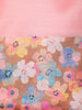 Blush Pink Floral Printed Design Crepe Casual Wear Saree