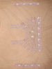 Blush Pink Floral Sequins and Beads Embroidered Design Net Designer Saree with Scalloped Border
