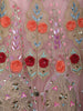 Blush Pink Floral Sequins and Beads Embroidered Design Net Lehenga With Net Dupatta