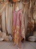 Blush Pink Floral Sequins and Beads Embroidered Design Tissue Silk Palazzo Suit with Dupatta