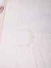 Blush Pink Floral Sequins and  Thread Embroidered Design Net Party Wear Saree with Designer Border