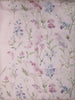 Blush Pink Floral Vine Printed Design Pure Organza Saree with Scalloped Border