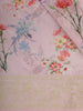 Blush Pink Floral Woven Design Pure Tussar Saree with Thread Embroidered Border