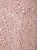 Blush Pink Heavy Sequins and Beads Embroidered Design Floor Length Net Gown