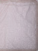 Blush Pink Heavy Sequins and Beads Embroidered Design Net Saree with Scalloped Border
