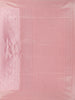 Blush Pink Leaf Motif Woven Banarasi Silk Saree With Sequin Embellished Border