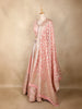 Blush Pink Mirror Work Banarasi Silk Lehenga Set with Dupatta