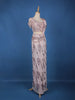 Blush Pink Sequins Design Net Ready To Wear Saree With Designer Blouse - Diadem
