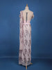 Blush Pink Sequins Design Net Ready To Wear Saree With Designer Blouse - Diadem