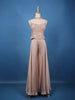 Blush Pink Sequins Embroidered Crepe Palazzo Suit