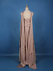 Blush Pink Sequins Embroidered Crepe Palazzo Suit